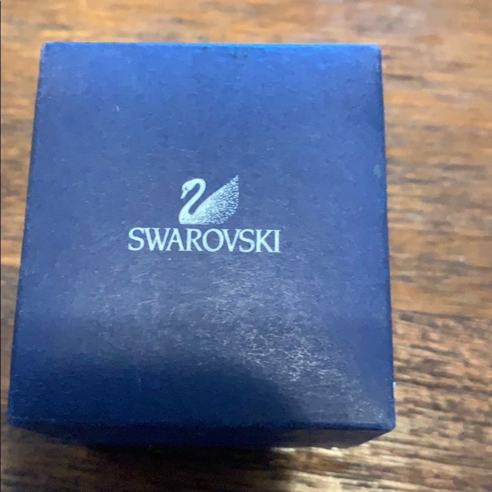 Swarovski ring.